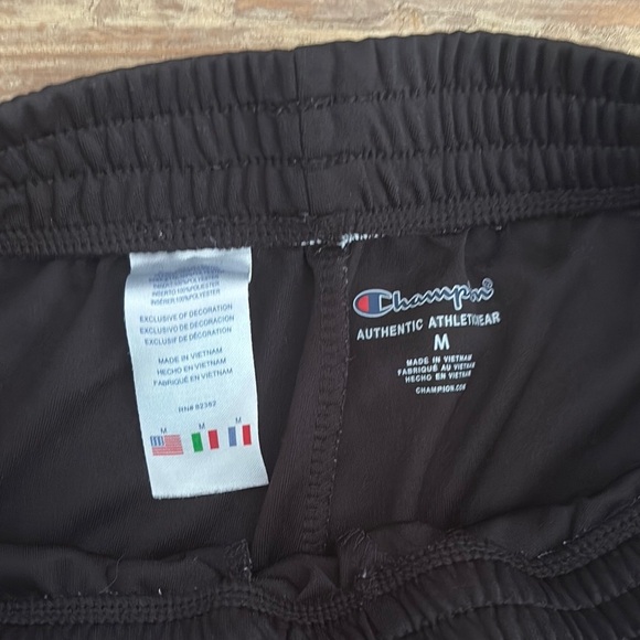 Champion Athletic Red and Black Shorts Soft Cotton Blend - Picture 4 of 7